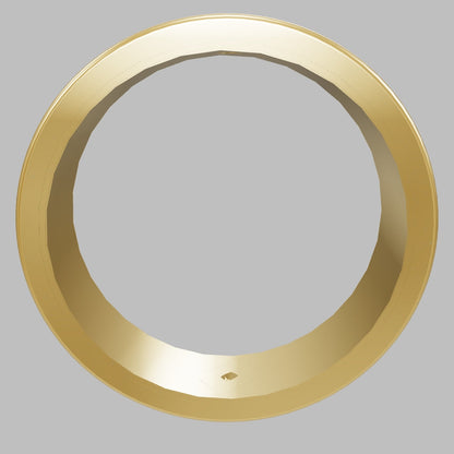 Alianza Anillo  Matrimonial con laurel  : En Oro 18k Con Diamante