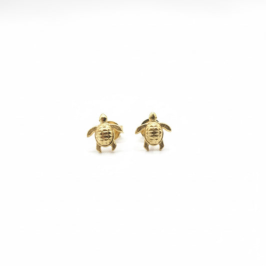 Aretes Tortugas en Oro 18k