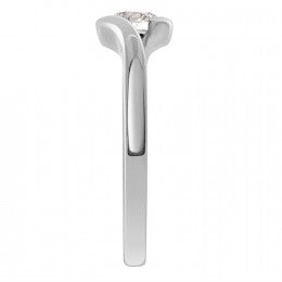 anillo de promesa en plata